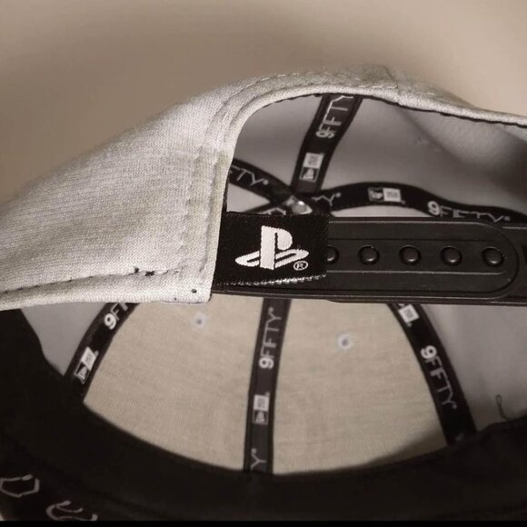 MLB The Show Playstation Logo Grey Gold Hat Cap New Era 9Fifty Snapback - Picture 7 of 7